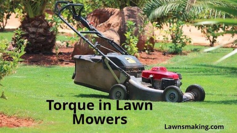 How much torque does a lawn mower have