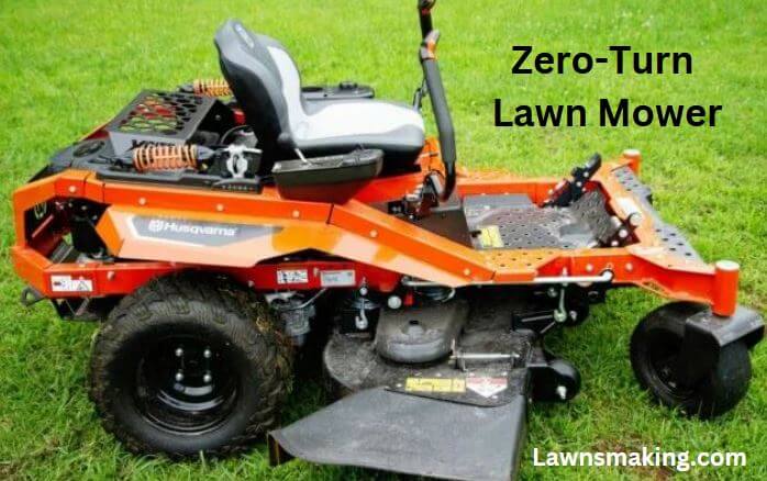 Zero-turn lawn mower weight